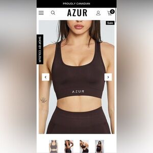 AZUR PRO SEAMLESS LIFT BRA - BLACK COFFEE